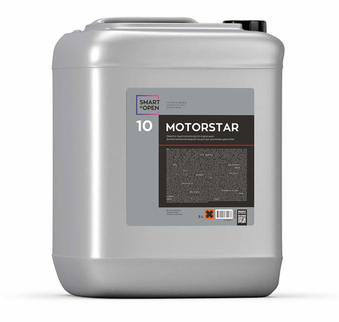Smart Open - Motor Star 10 Диэлектрический гелеобразный состав для мойки двигателя 5л