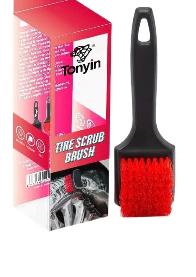 Tonyin Tire Scrub Brush красная