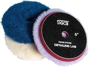 SGCB Wool Cutting Pad 6'' blue