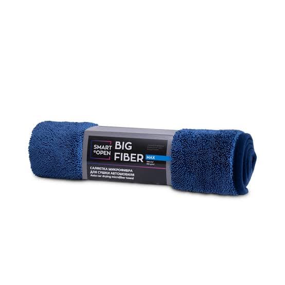 Салфетка микрофибра для сушки автомобиля 510 г/м 60х80 Big Fiber Max SMART OPEN (1шт.)