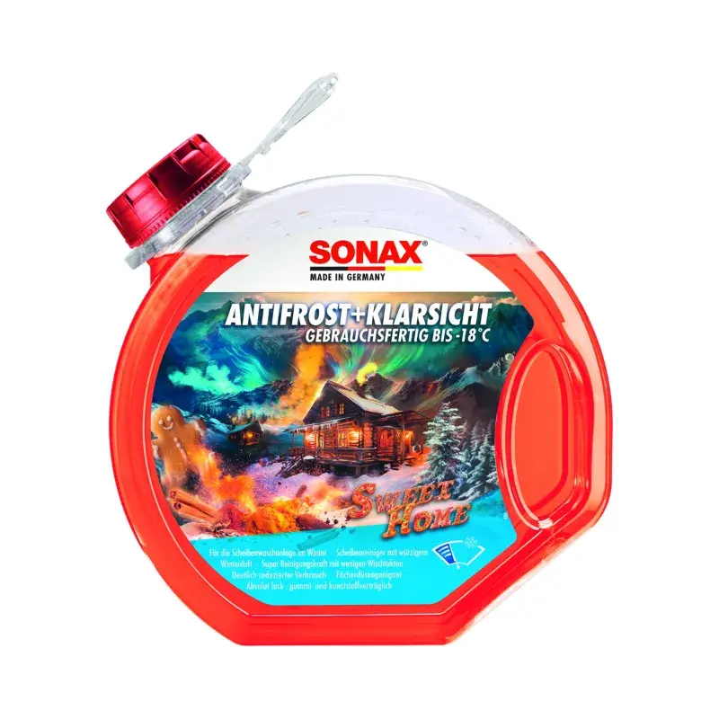 Sonax Antifreeze + clear view -18 sweet home contents 3L