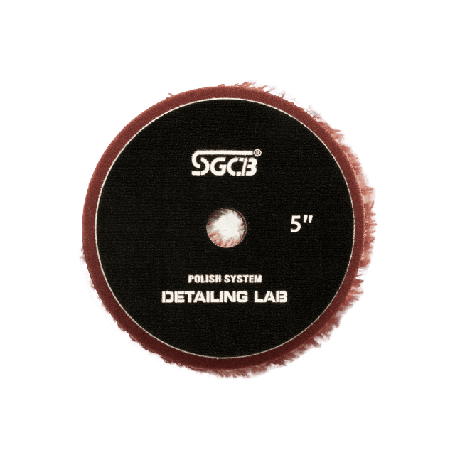 SGCB Wool Cutting Pad 5'' Red&White